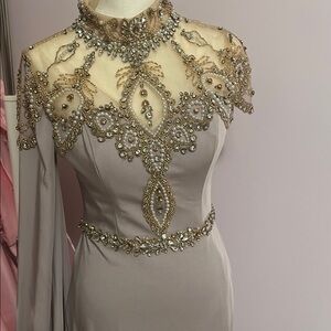 Elegant Embellished Evening Gown